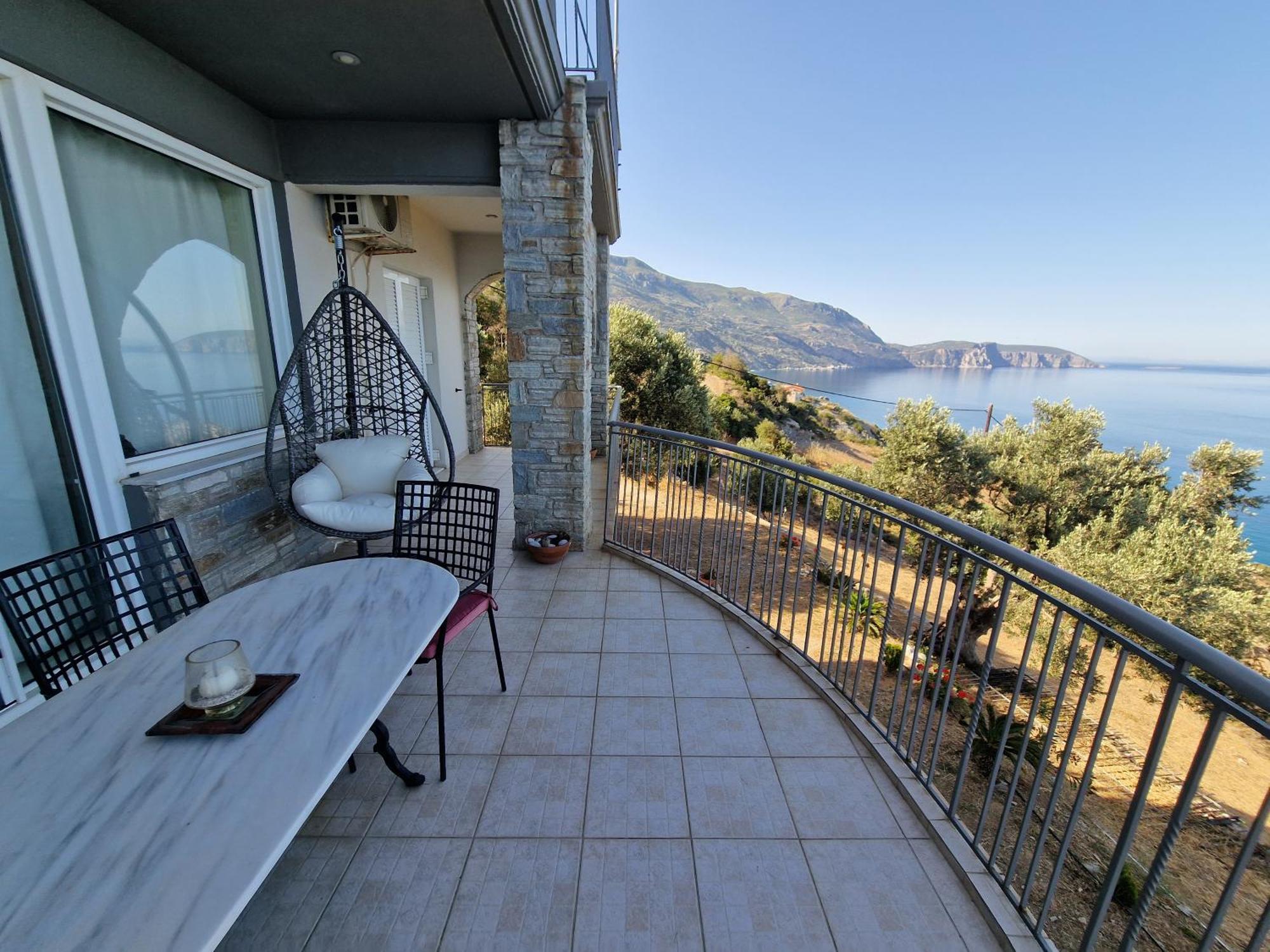 Villa Aegean Balcony Akhladheri Экстерьер фото